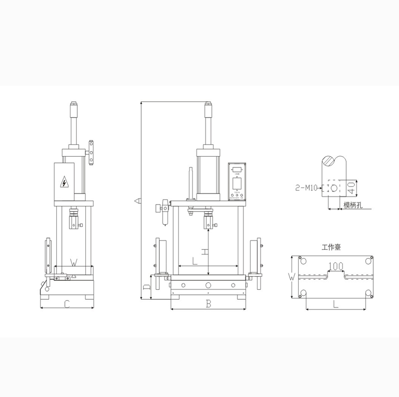 四柱氣動(dòng)沖床CH102系列