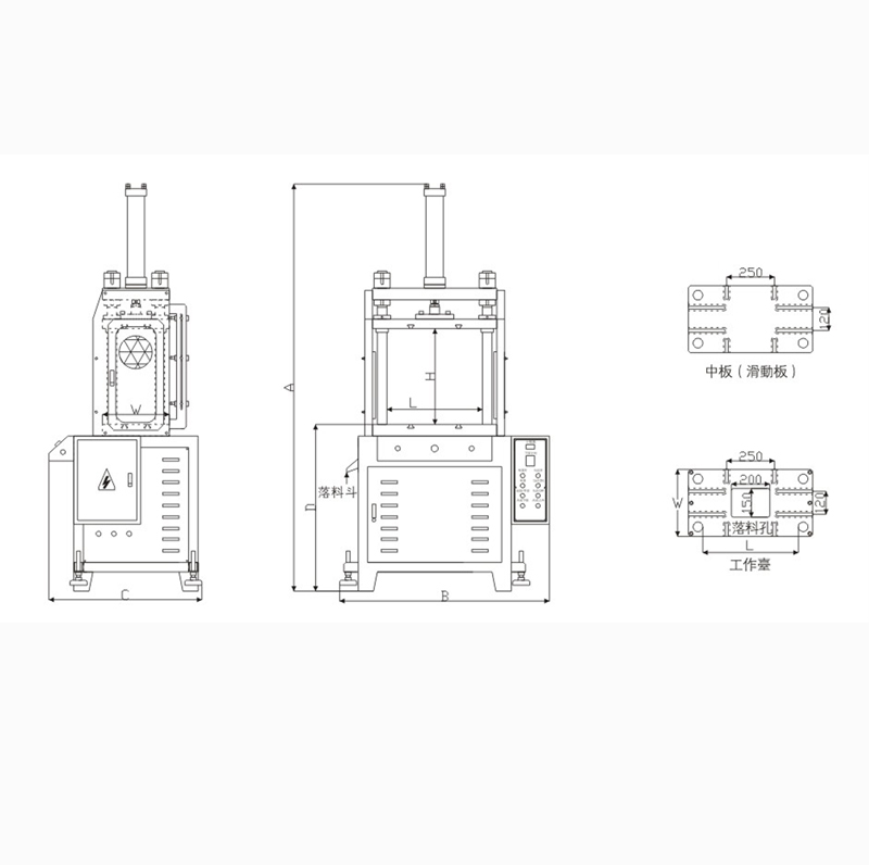 四柱油壓壓床CH105A系列