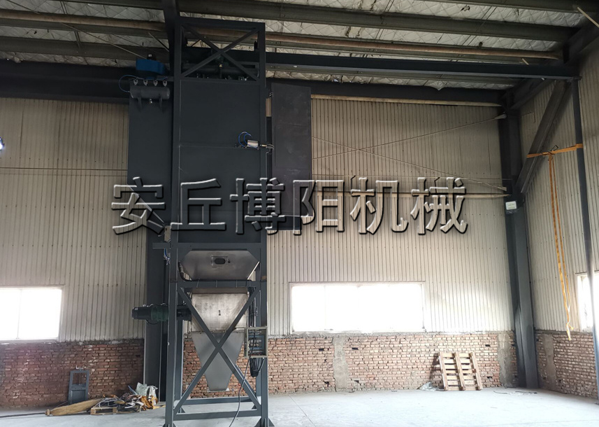安丘博陽機械脫硫粉噸袋拆包機如何進行拆包卸料作業(yè)？