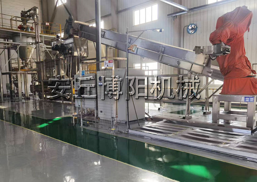 安丘博陽機械氧化鋁自動機械手拆包機能實現(xiàn)全自動化嗎？